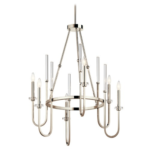 Kichler Lighting Kadas 30.25-Inch Polished Nickel Chandelier by Kichler Lighting 52209PN