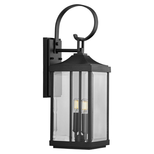 Gibbes Street 2-Light Wall Lantern in Textured Black by Progress Lighting