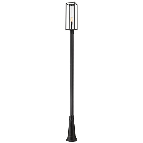 Z-Lite Dunbroch Black Post Light by Z-Lite 584PHBR-519P-BK