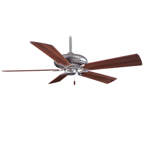 Supra 52-Inch Fan in Brushed Steel by Minka Aire