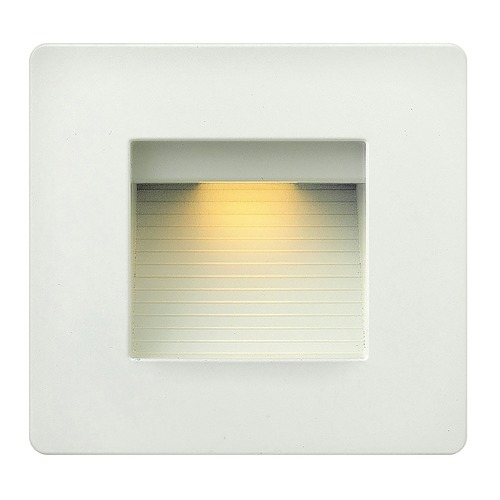 Hinkley Luna 120V LED Horizontal Step Light in Satin White by Hinkley Lighting 58506SW3K