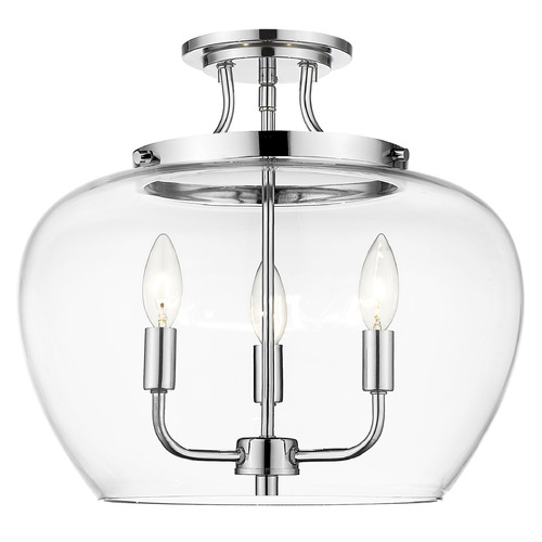 Z-Lite Joliet Chrome Semi-Flush Mount by Z-Lite 473SF-CH