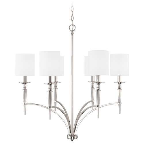 HomePlace by Capital Lighting Reeves Bronze 5-Light Chandelier with Clear Seeded Glass by HomePlace by Capital Lighting 442661PN-701