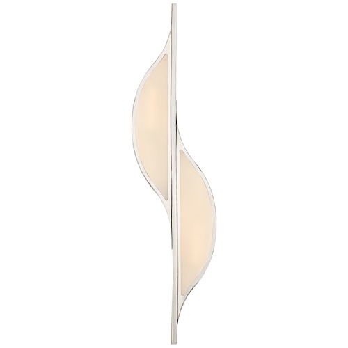 Visual Comfort Signature Collection Kelly Wearstler Avant Large Sconce in Nickel by Visual Comfort Signature KW2705PNFG