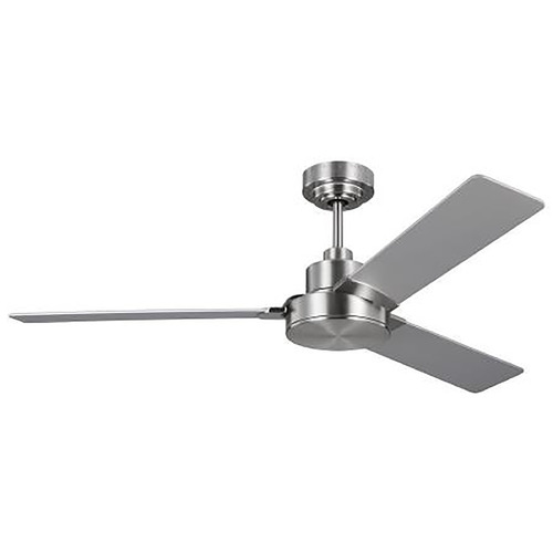 Generation Lighting Fan Collection Jovie 52 LED Brushed Steel Fan by Generation Lighting Fan Collection 3JVR52BS