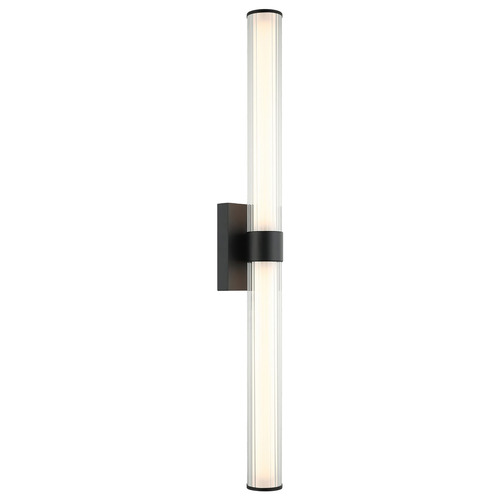 Matteo Lighting Matteo Lighting Macie Black LED Vertical Bathroom Light S06432BK