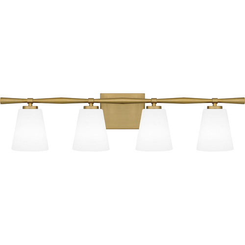 Brindley Aged Brass Bathroom Light by Quoizel Lighting