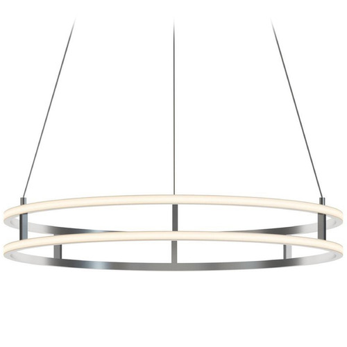 AFX Lighting Afx Lighting Gemini Painted Nickel LED Pendant Light GEMP32LAJUDNP
