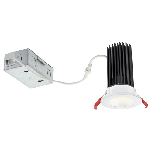 Recesso Lighting by Dolan Designs 5CCT 2'' LED Canless 15W Smooth Nickel Recessed Light 24Deg by Recesso RL02-15W24-5CCT/SN SMOOTH TRM