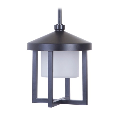 Alta 8.75-Inch LED Outdoor Hanging Light in Midnight by Craftmade Lighting