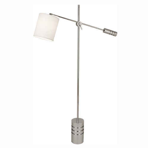 Robert Abbey Lighting Campbell Floor Lamp with Polished Nickel