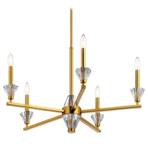 Kichler Lighting Calyssa 28-Inch Fox Gold Chandelier by Kichler Lighting 52001FXG