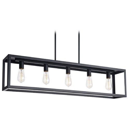 Flare Black Chandelier by Matteo Lighting