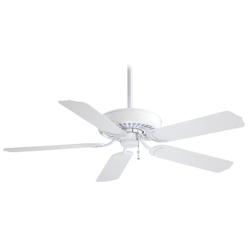 Minka Aire Sundance White Ceiling Fan Without Light