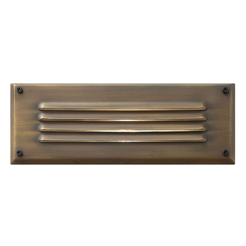 Hardy Island LED Louvered Brick Light in Bronze by Hinkley Lighting