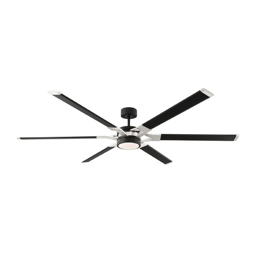 Visual Comfort Fan Collection Loft 72-Inch LED Fan in Midnight Black by Visual Comfort & Co Fans 6LFR72MBKD