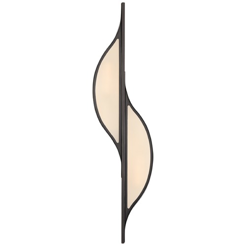 Visual Comfort Signature Collection Kelly Wearstler Avant Large Sconce in Bronze by Visual Comfort Signature KW2705BZFG