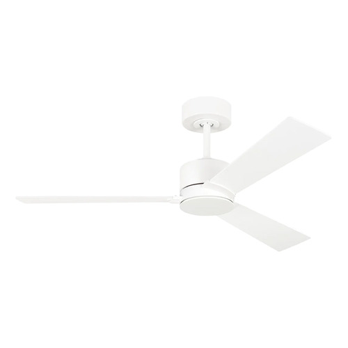 Visual Comfort Fan Collection Rozzen 44-Inch Fan in Matte White by Visual Comfort & Co Fans 3RZR44RZW