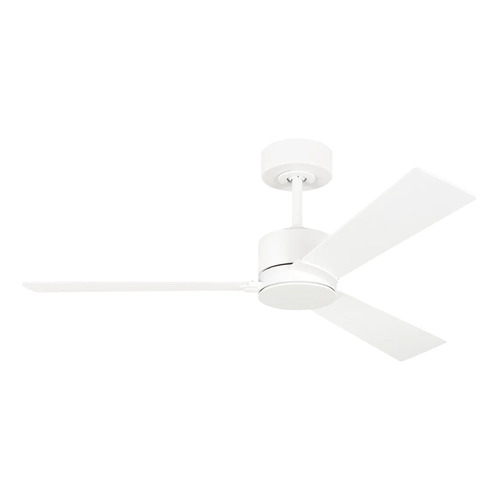 Rozzen 44-Inch Fan in Matte White by Visual Comfort & Co Fans