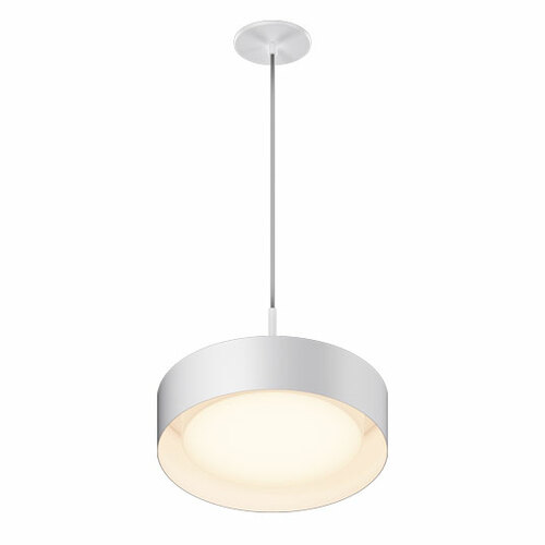 Echo 13-Inch 5CCT LED Pendant in White by ET2 Lighting