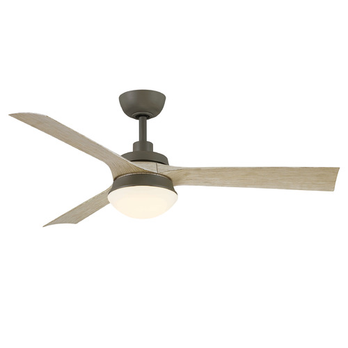 Fanimation Fans Barlow Antique Graphite LED Ceiling Fan with Light