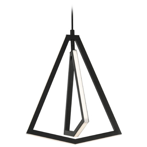 Afx Lighting Gianna Black LED Pendant Light