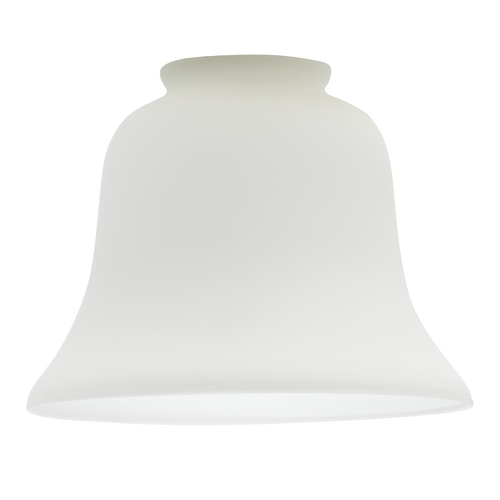 Fuse Satin White Bell Shade Glass by Design Classics