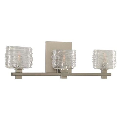 Clearwater Satin Nickel Bathroom Light by Kalco Lighting