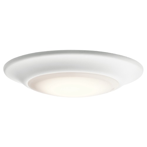 Kichler Lighting White 7.50-Inch LED Flush Mount 3000K by Kichler Lighting 43848WHLED30T