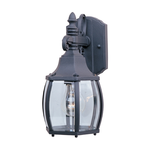 Crown Hill Black Outdoor Wall Light by Maxim Lighting