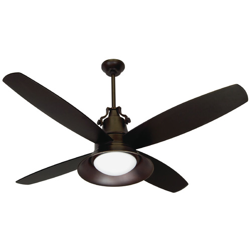 Craftmade Lighting Union 52-Inch Wet LED Fan in Oiled Bronze by Craftmade Lighting UN52OBG4-LED