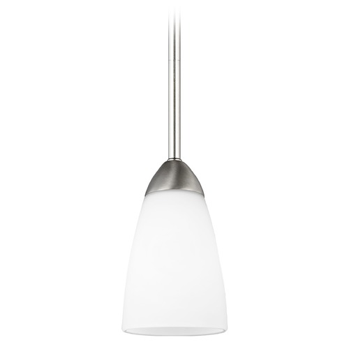 Generation Lighting Seville Brushed Nickel Mini Pendant by Generation Lighting 6120201-962