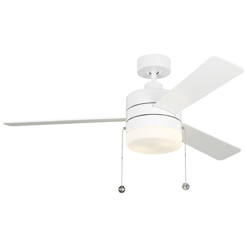 Generation Lighting Fan Collection Syrus 52 Midnight Black LED Ceiling Fan by Generation Lighting Fan Collection 3SY52RZWD