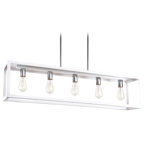 Matteo Lighting Flare White Chandelier by Matteo Lighting C76005WH