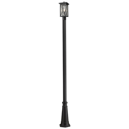 Z-Lite Brookside Black Post Light by Z-Lite 583PHMR-519P-BK