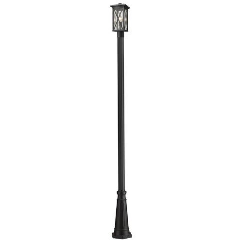 Brookside Black Post Light by Z-Lite