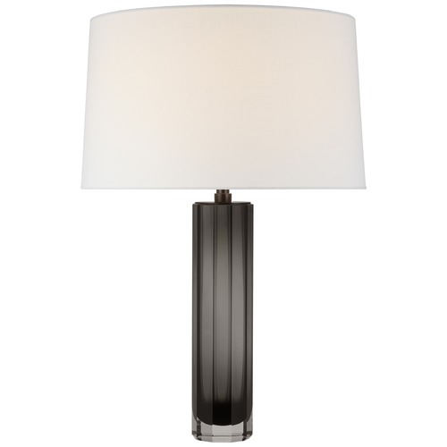 Visual Comfort Signature Collection Chapman & Myers Fallon Table Lamp in Smoked Glass by Visual Comfort Signature CHA8436SMGL