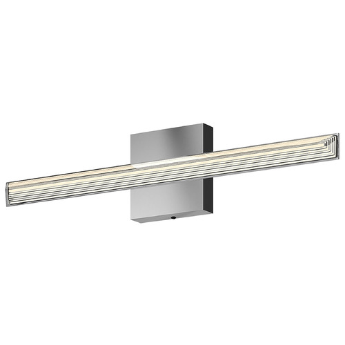 Saphir Chrome LED Vertical Bathroom Light by Kuzco Lighting