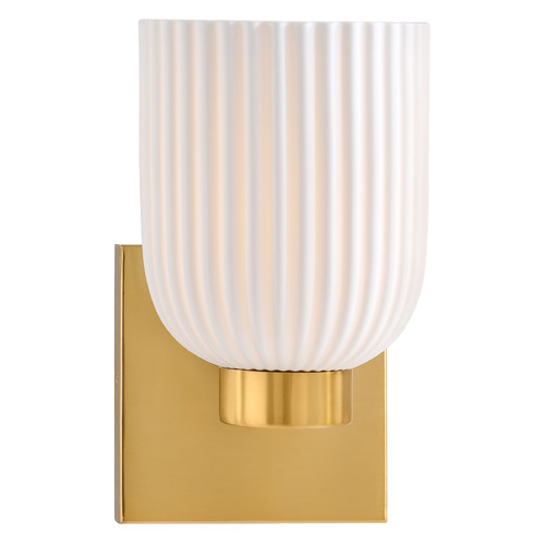 Savoy House Lighting Breegan Jane Isla Blanca Warm Brass Sconce