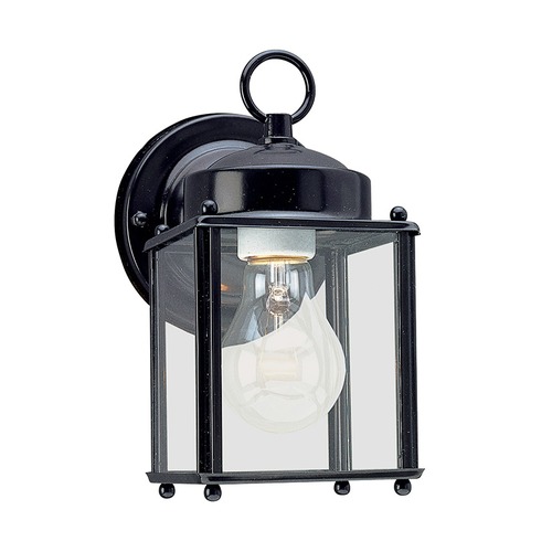 Generation Lighting New Castle Outdoor Wall Light in Black by Generation Lighting 8592-12