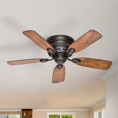 42-Inch Low Profile IV New Bronze Ceiling Fan by Hunter Fan Company