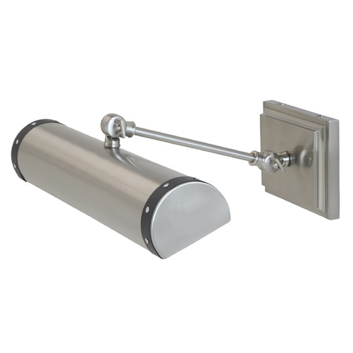 Steamer Satin Nickel & Black LED Picture Light by House of Troy Lighting