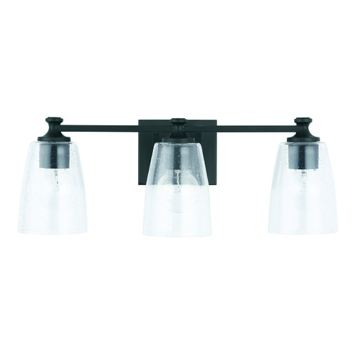 Myles 23-Inch Vanity Light in Matte Black by HomePlace