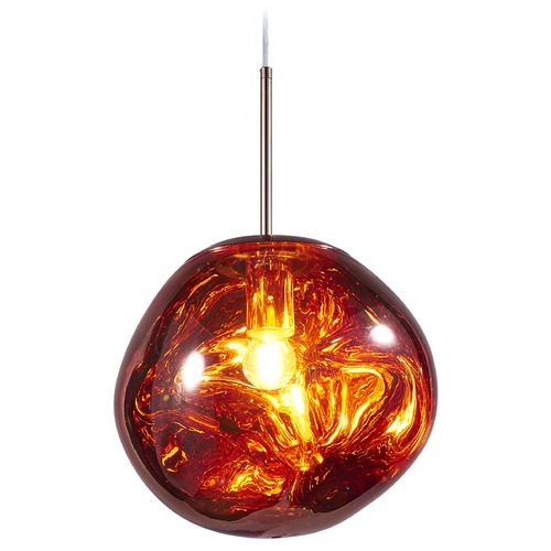 Galactic Copper LED Pendant by Matteo Lighting