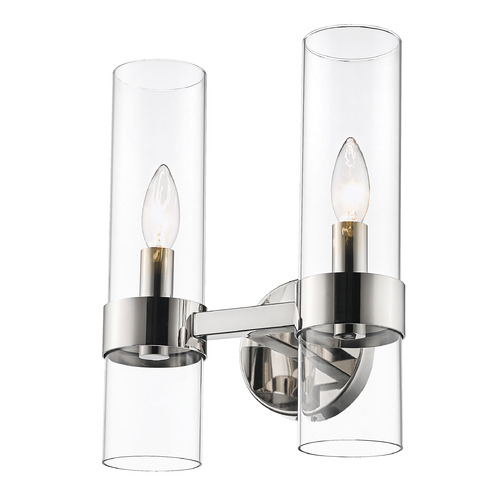 Datus Polished Nickel Sconce by Z-Lite