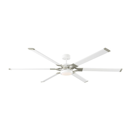 Visual Comfort Fan Collection Loft 72-Inch LED Fan in Matte White by Visual Comfort & Co Fans 6LFR72RZWD