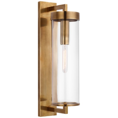 Visual Comfort Signature Collection Kelly Wearstler Liaison Outdoor Light in Brass by Visual Comfort Signature KW2123ABCG