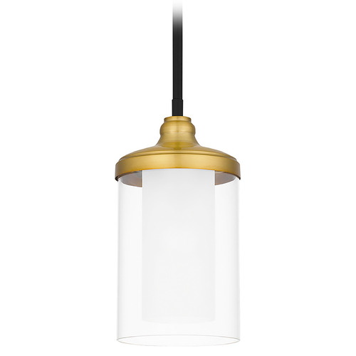 Rowland 6-Inch Mini Pendant in Matte Black by Quoizel Lighting