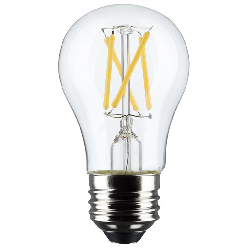 Satco Lighting 5.5W A15 2700K Clear LED Light Bulb 2-Pack by Satco Lighting S21873