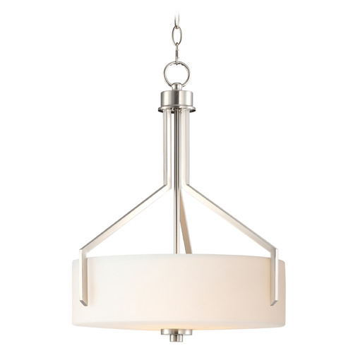 Dart Satin Nickel Pendant by Maxim Lighting